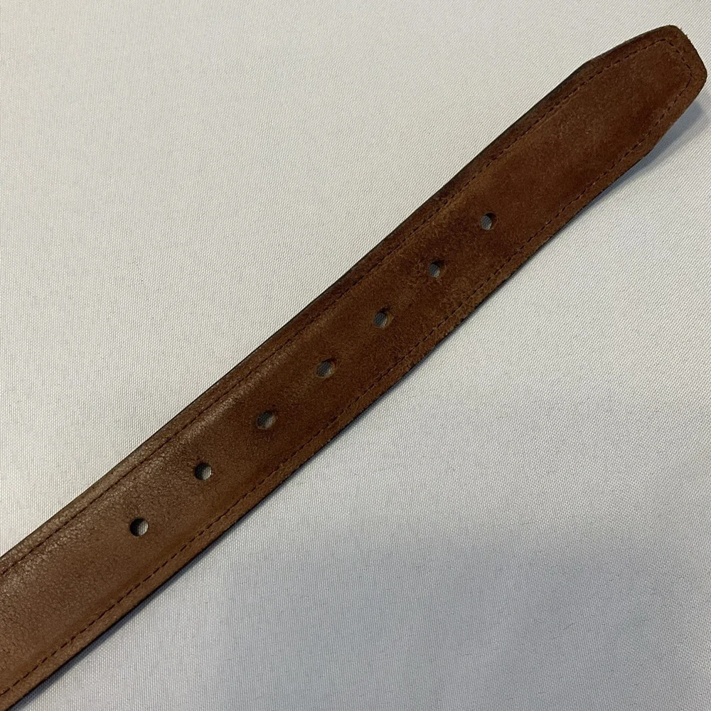 Columbia Sportswear Co Brown Genuine Leather Belt Sz 38 Style 95 11CO02A9‎
